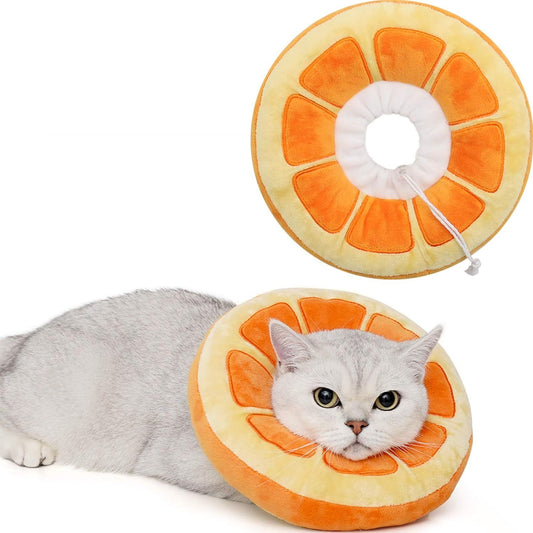 Cute Cat Collar Cone For Recovery After Surgery Adjustable Cat Cone With Soft Fabric For Kittens