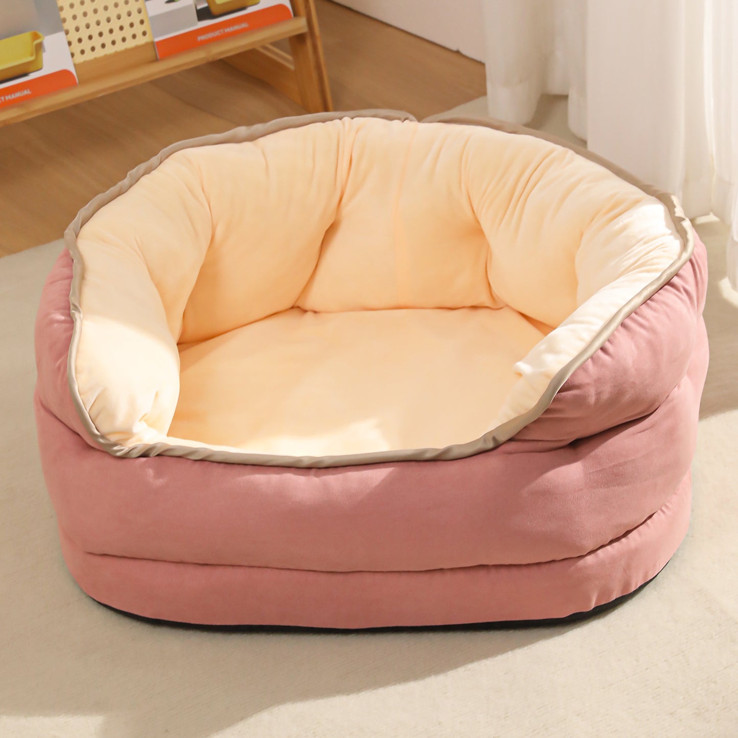 Pet Dog Sofa Bed Provides Warmth For Small Dogs Cat And Dog Mattress Pet Kennel Thickened Washable Plush Pet Supplies