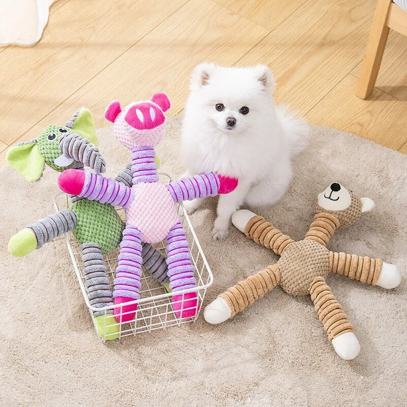 Elephant Pet Push Toys Dogs  Self Relieving And Vocalizing Toys Cat Teeth Grinding And Bite Resistant Interactive Toys