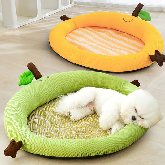 Fruit Backrest Nest Kennel Cat Nest Dog Mat Nest Bigbear Teddy Dog Mat Pet Cool Nest