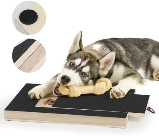 Dog Nail Scratch Board, Dog File Board Dog Nail Grinder Board Scratch Pad For Nails With Treat Box Pets Nails Trimming For All Dog Sizes