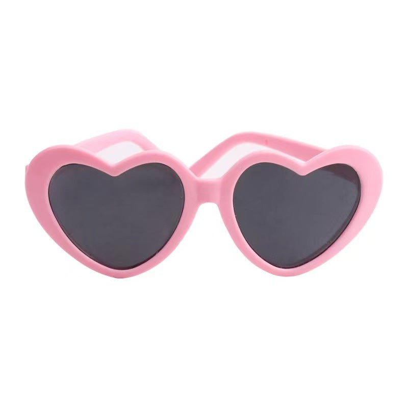 Dog Cat Pet Heart-shaped Sunglasses