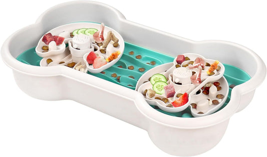 Slow Feeder Dog Bowls Anti Choking Dog Slow Feeder Bowl For Dry Wet Raw Food Dog Food Puzzle For Large Breed Dogs