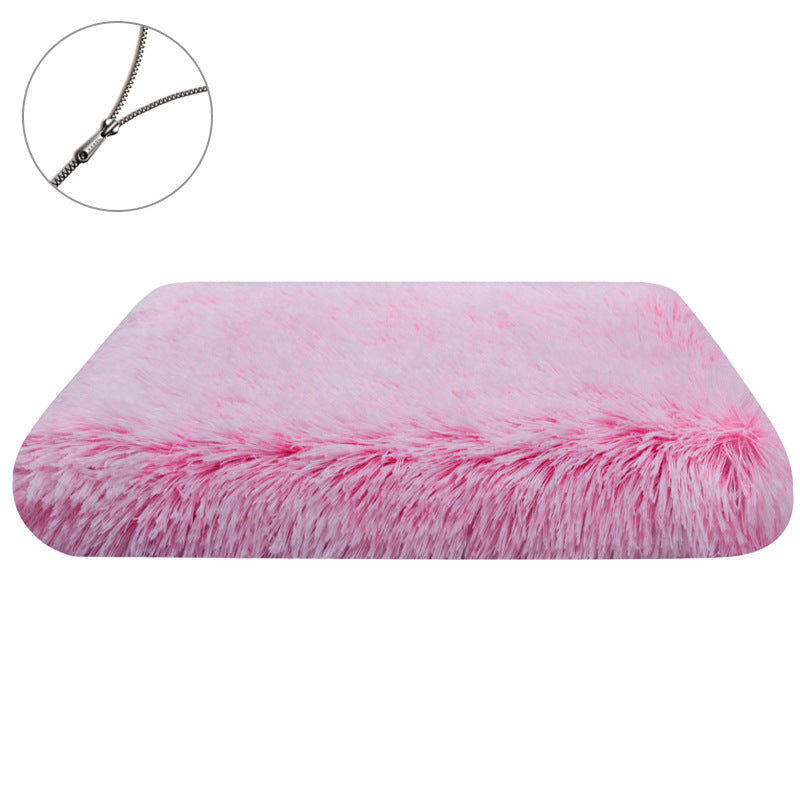 Plush Square Kennel Cat Mat