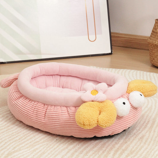 Cat Nest For Winter, Dog Nest, Lobster Pet Nest, Semi-enclosed Nest For Pets To Sleep In Winter, Cat Bed, Pet Supplies