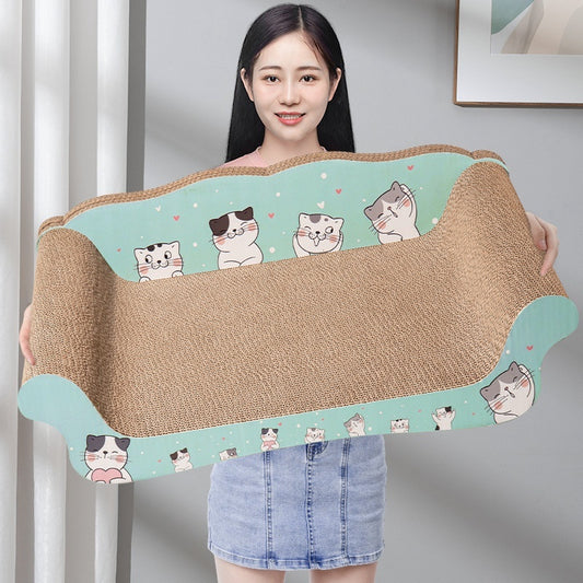 Sofa With Scratching Board Chamfer Socket Integrated Wear-resistant