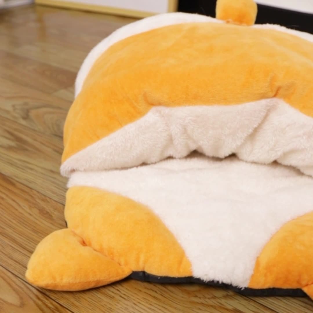 Sleeping Bag For Cats Warm Winter Semi-closed Bed Pet Nest Sleeping Mat Cat Nest Kennel Universal For All Four Seasons