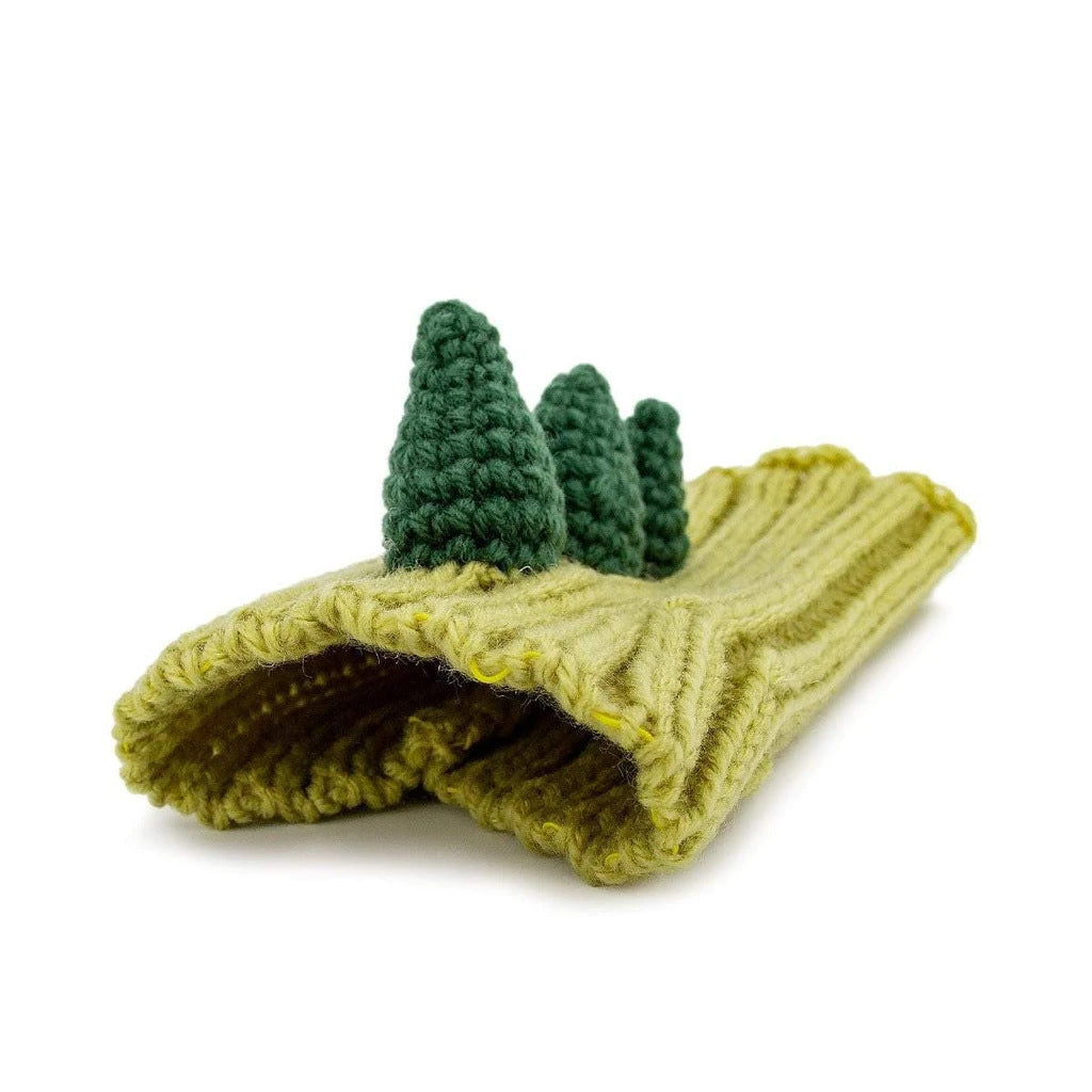 Pet Dog Dinosaur Warm Windproof Halloween Knitted Hat Head Cover