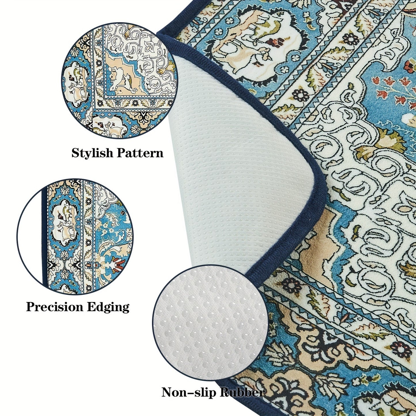 Bohemian Style Pet Mat Stain Resistant Easy To Care Urine Pad