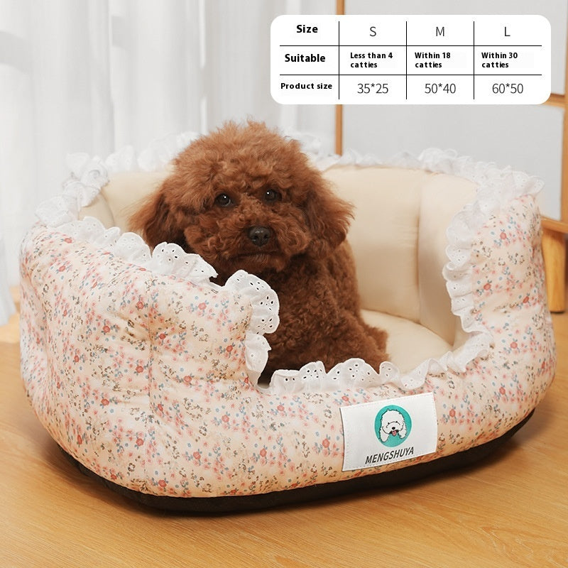 Lace Pet Cushion Mat Four Seasons Universal