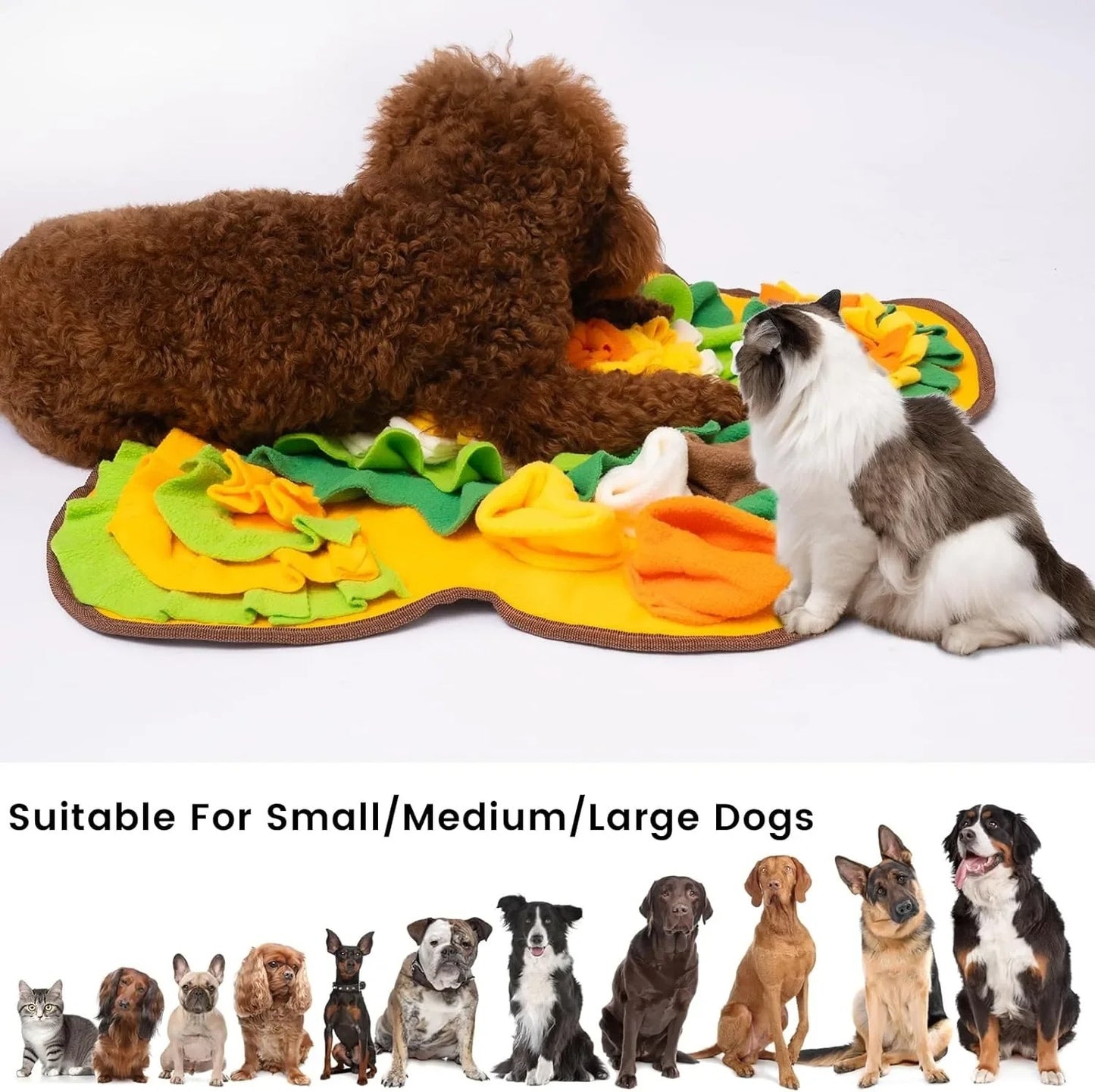 Flower-shaped Dog Cat Olfactory Training Pad